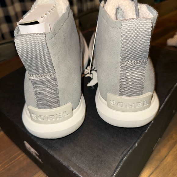 Sorel Gray Explorer Boots for Women - Picture 4 of 5